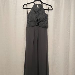 AW Bridal Bridesmaid Gwyneth Column in Steel Gray
